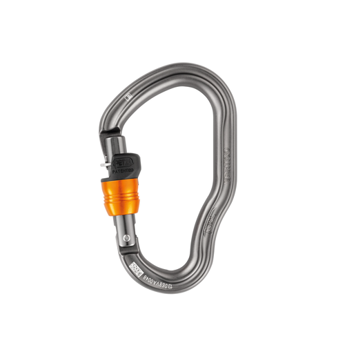 PETZL Mosqueton Vertigo Wire Lock  25Kn Amarillo Aluminio Ude-5 Ref