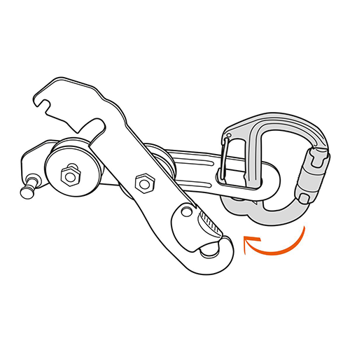 PETZL Mosqueton Freino Z Twist Lock 23Kn Ude-5 Ref M042Aa00 - Imagen 2