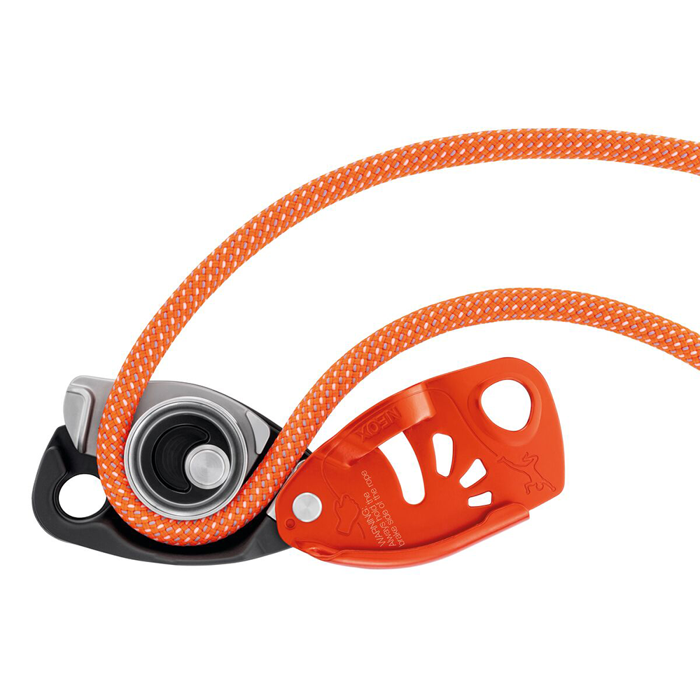 PETZL NEOX BELAY DEVICE NARANJADO UDE-3 REF D016AA01 - Imagen 2