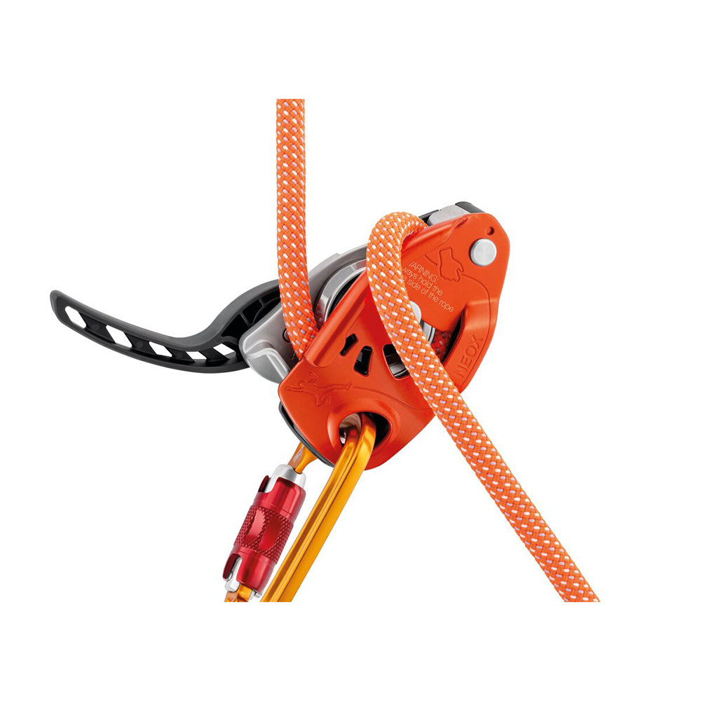 PETZL NEOX BELAY DEVICE NARANJADO UDE-3 REF D016AA01 - Imagen 3