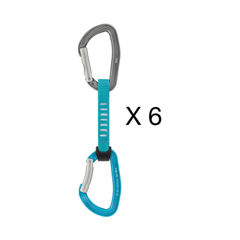 PETZL DJINN AXESS 11cms AZUL X 6 UND UDE-2 REF M060LC05