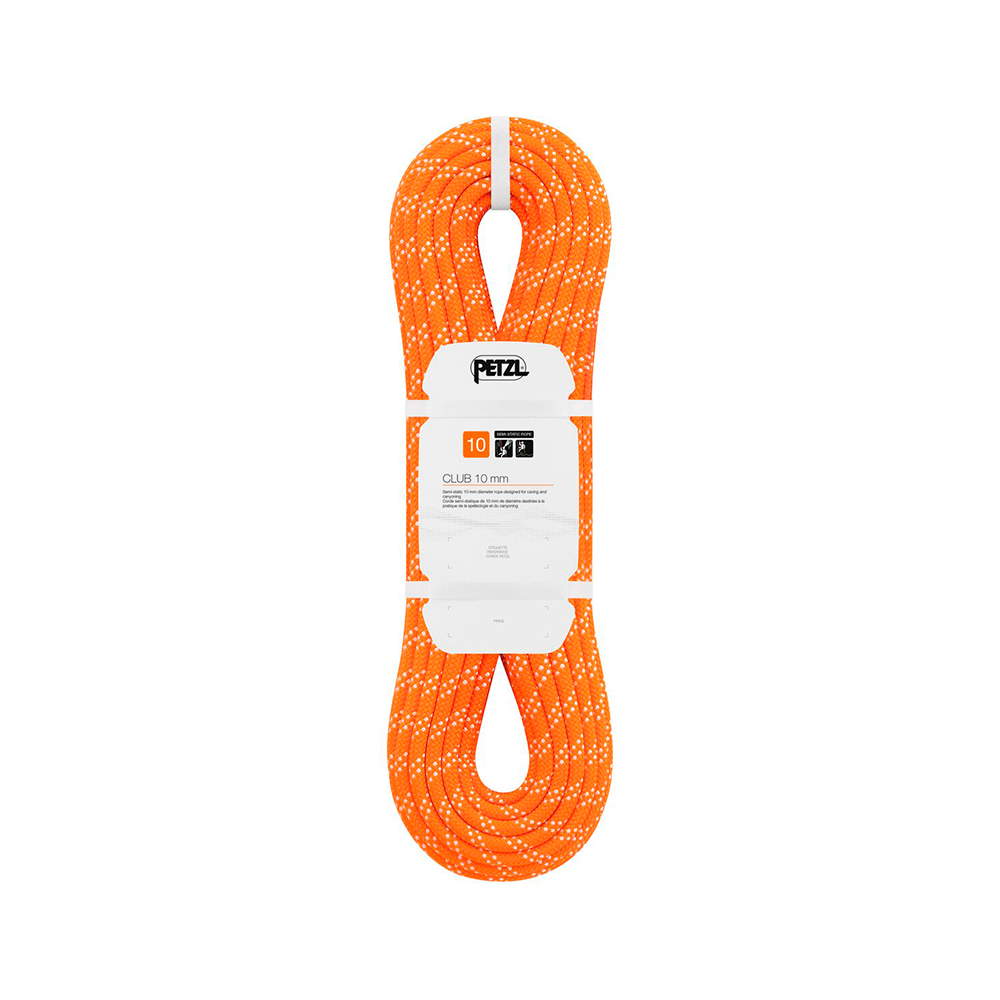 PETZL CUERDA CLUB SEMIESTATICA 70mts NARANJA 10mm UDE-1 REF R039AA02