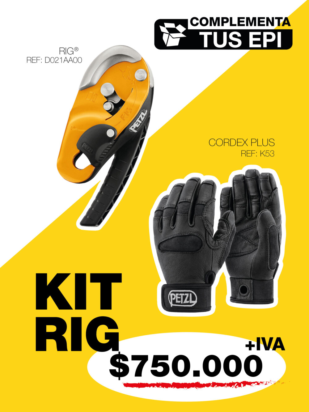 Kit Rig - Guantes talla M