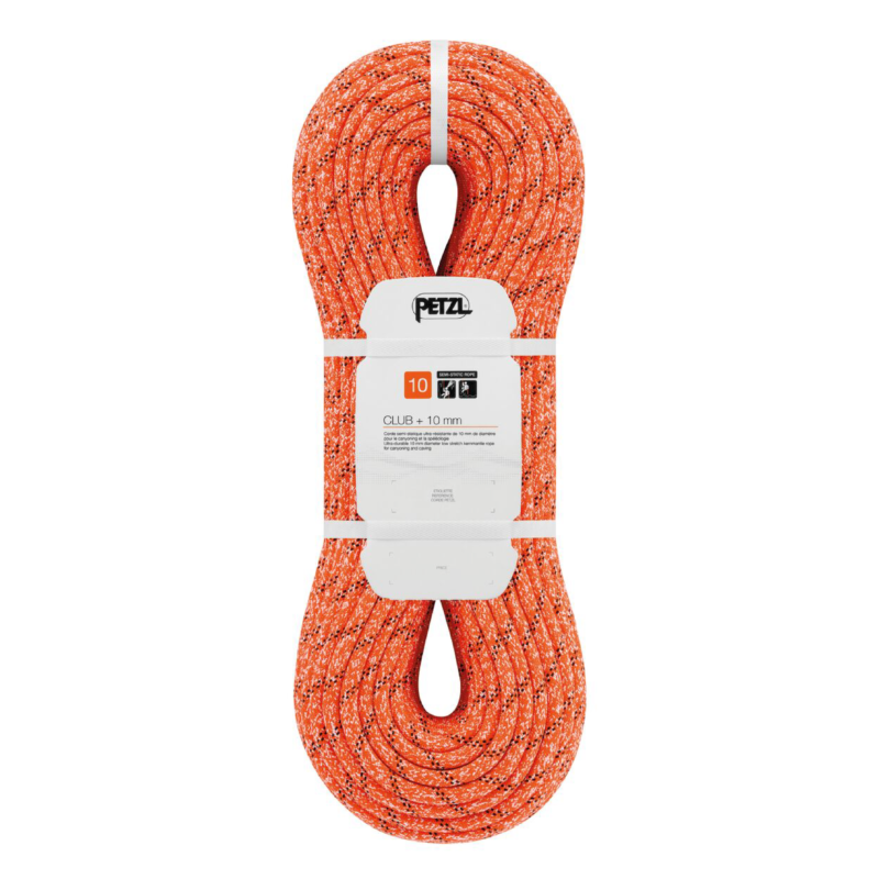PETZL CUERDA CLUB + SEMIESTATICA 60mts NARANJA 10mm UDE-1 REF R039AA01