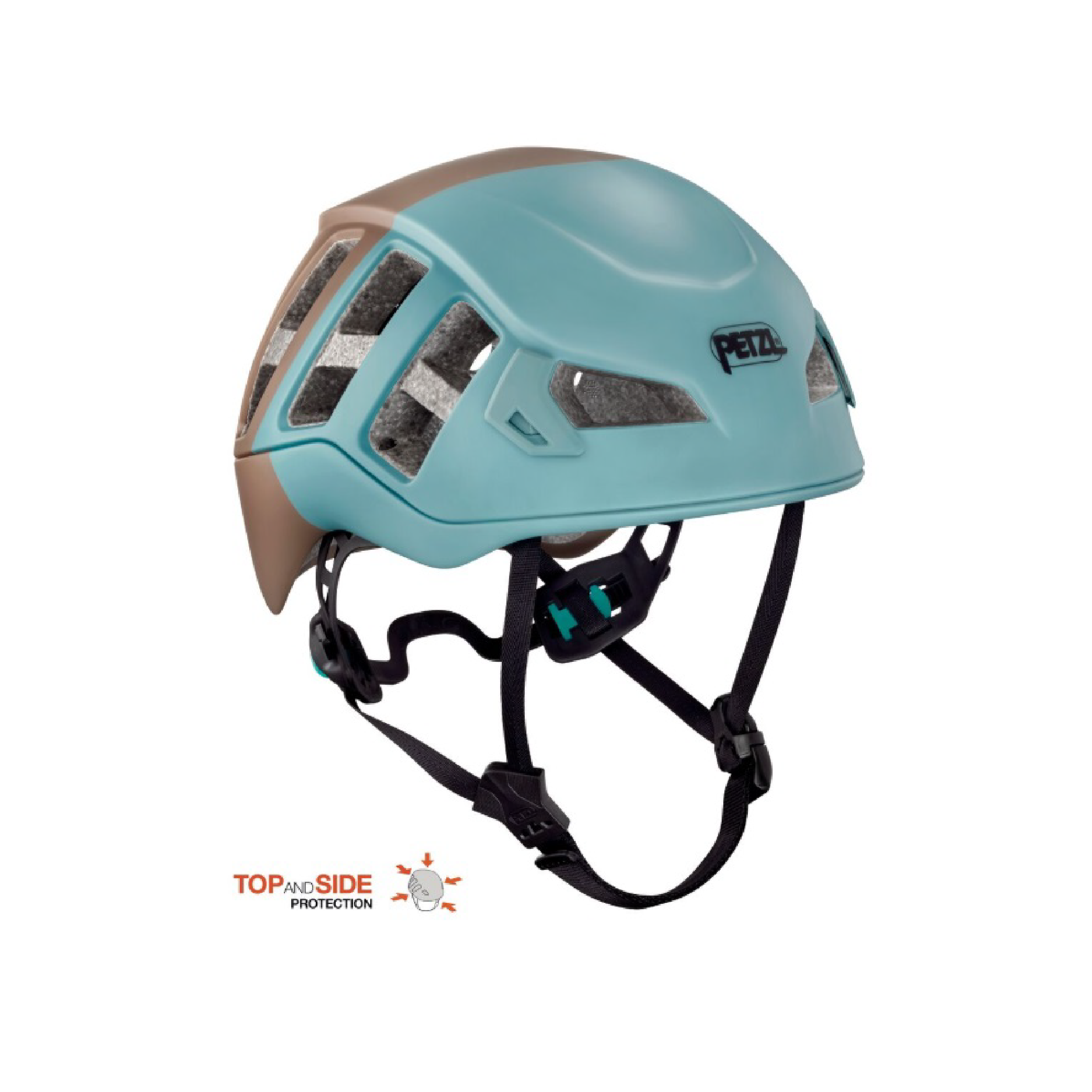 PETZL CASCO METEOR AHUMADO AZUL/MARRÓN TALLA S/M UDE-2 REF A071AC06